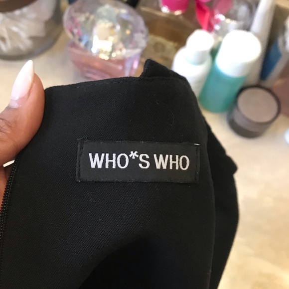 NWOT, Who’s who black Dress, size S. - Picture 6 of 6